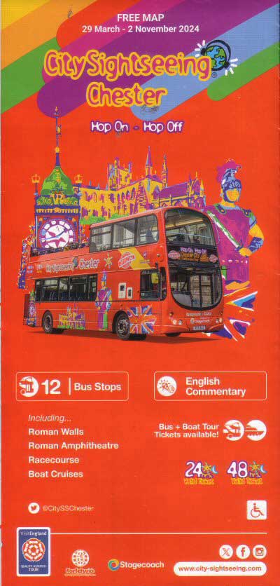 Chester City Sightseeing Tours. Please click for www.city-sightseeing.com